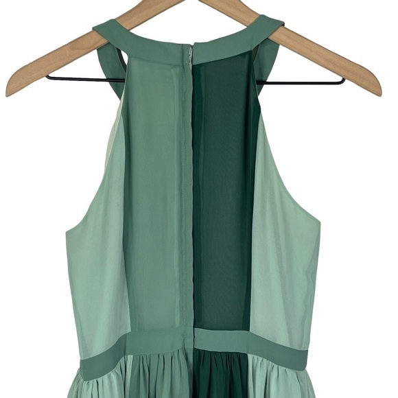 ModCloth Dress XS Wicked Elphaba Hi Low Maxi Flowy Whimsical Fairycore Ren Faire - Picture 6 of 10